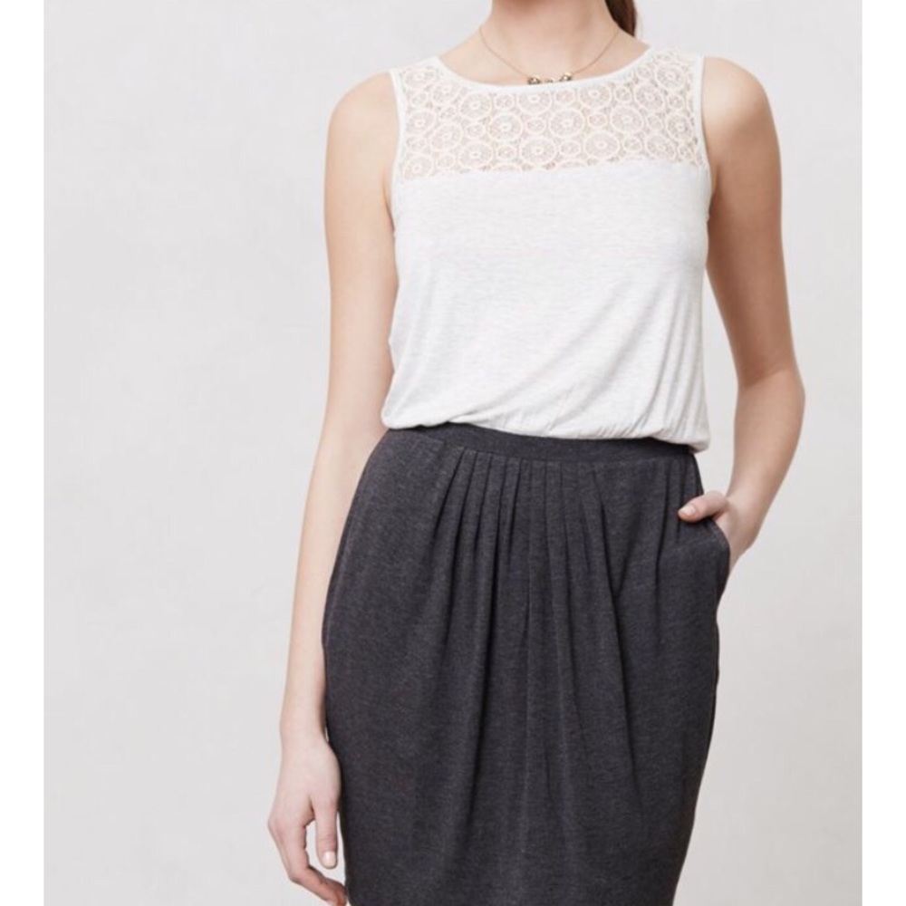 Bordeaux Drop Waist Lace Dress Size S